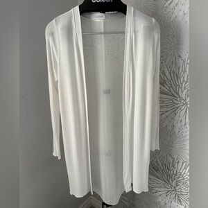 Cute long thin sweater Size large